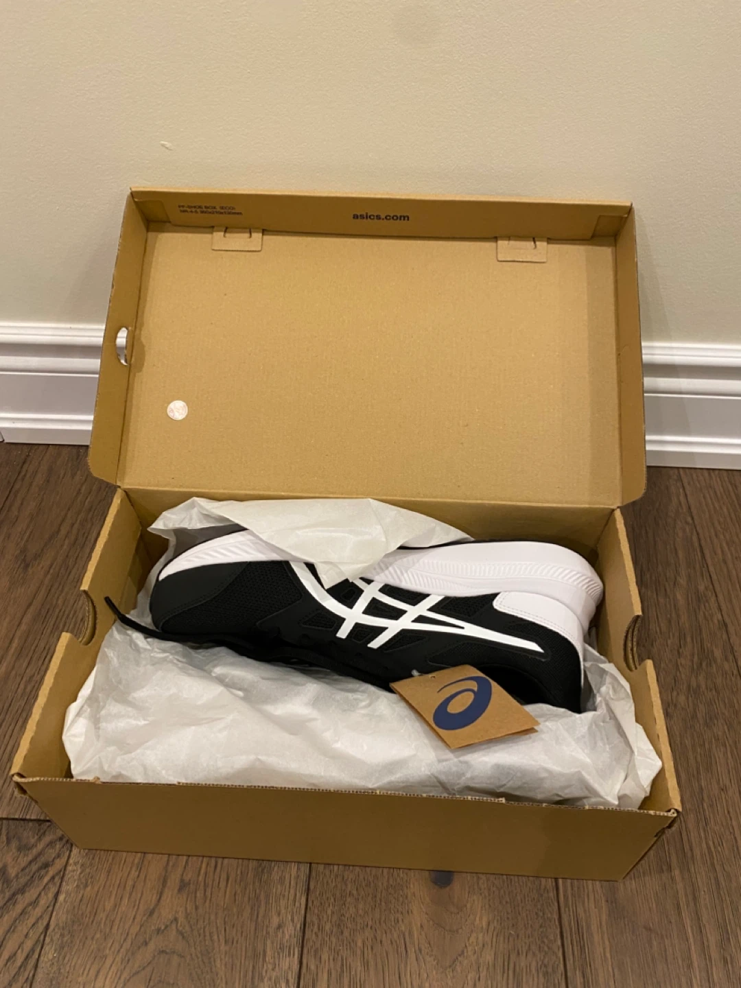 ASICS Black and White Running Shoes - photo 4
