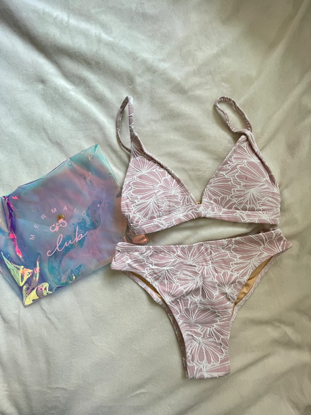 Mermaid Club Bikini Set - Pink Floral