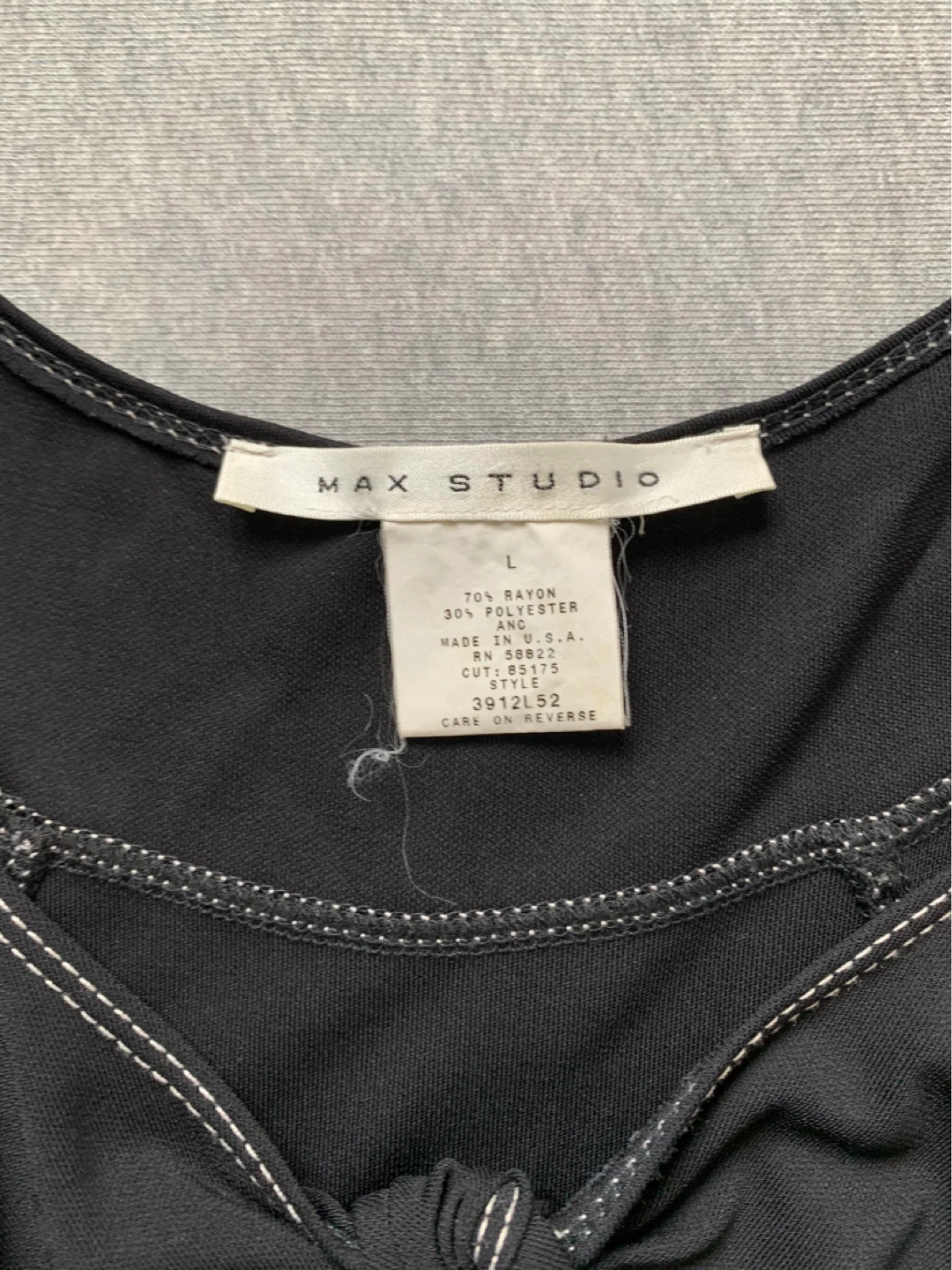 Max Studio Black Sleeveless Dress - Size Large - photo 3