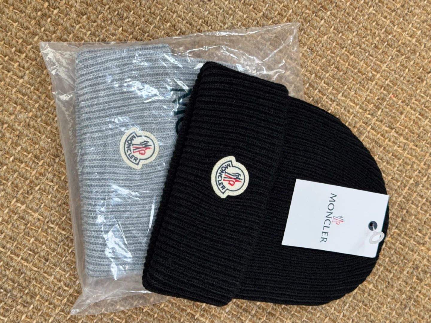 MOnc|3r ribbed hat black or grey price for each - photo 2