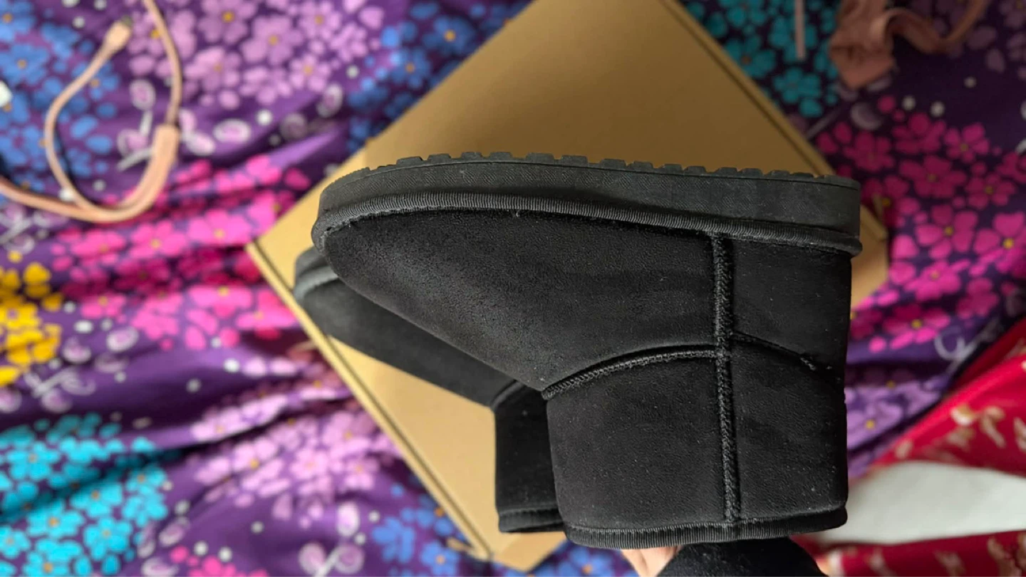 S&H Black Camryn Boots - Size 37 - photo 4