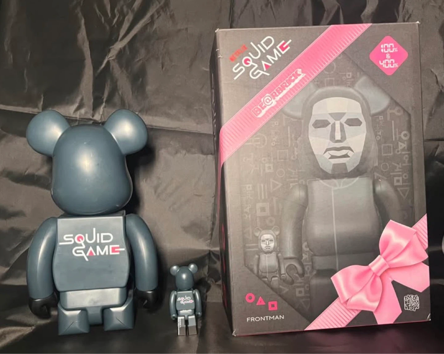 BE@RBRICK Squid Game Frontman 100% & 400% Set - photo 3