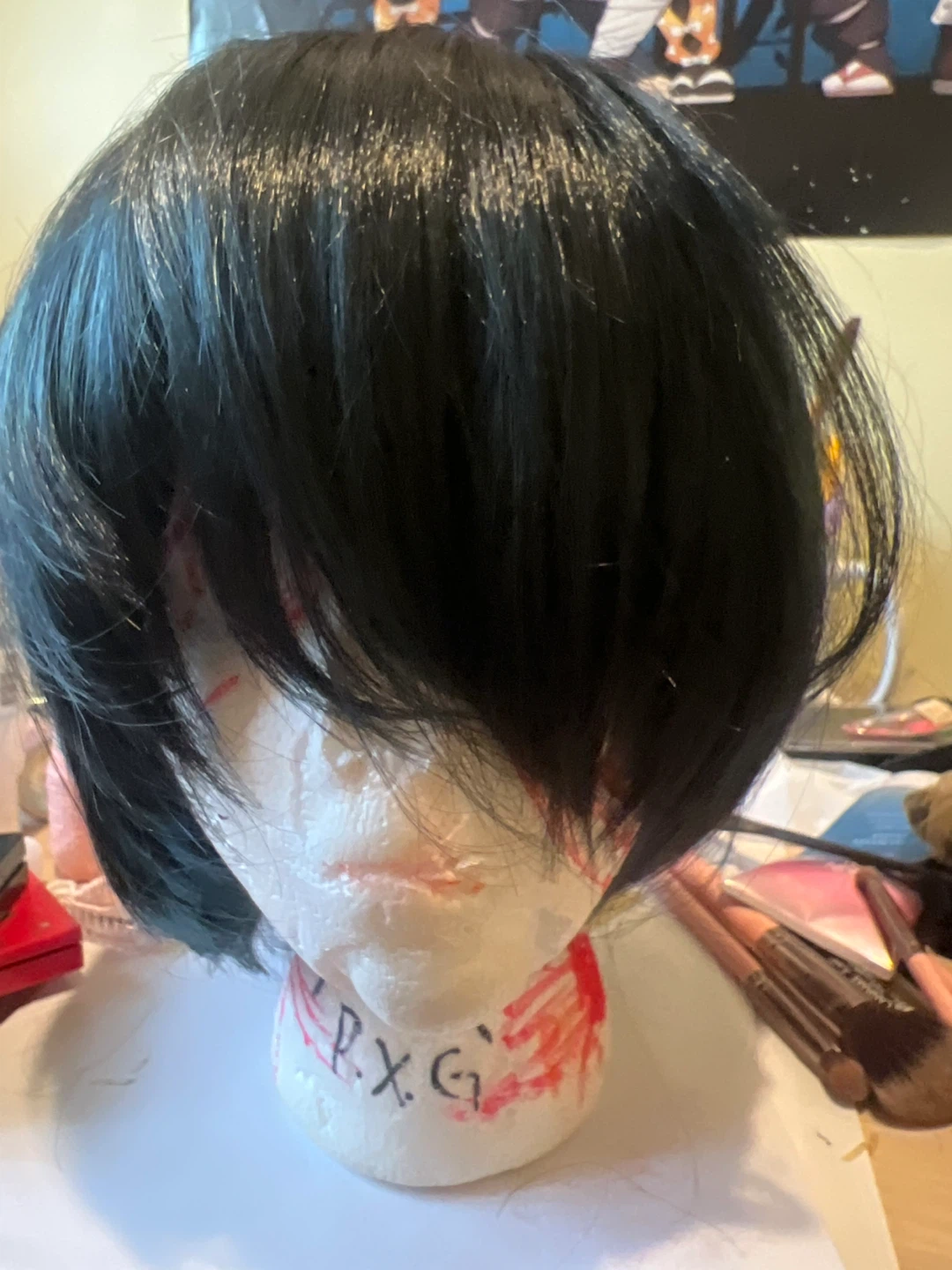 Itoshi Rin cosplay blue lock anime wig
