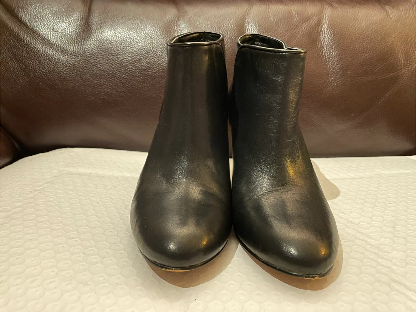 Nine West Black Leather Stiletto Heeled Booties - photo 2