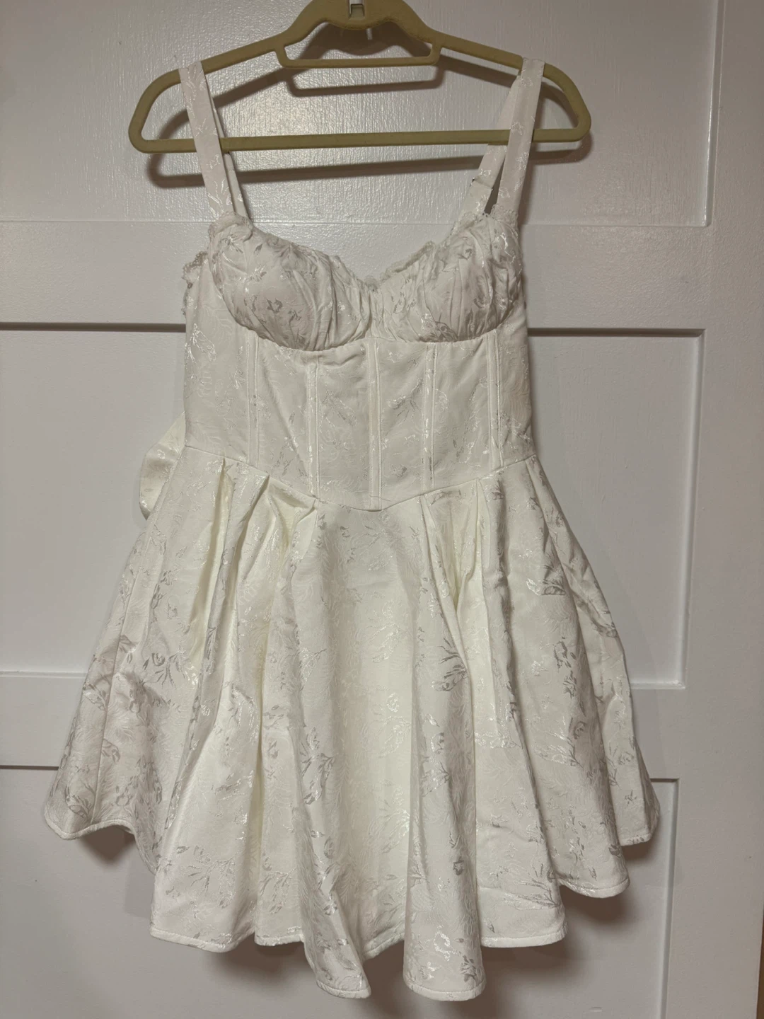 Fashion Nova White Corset Mini Dress - Size M - photo 3