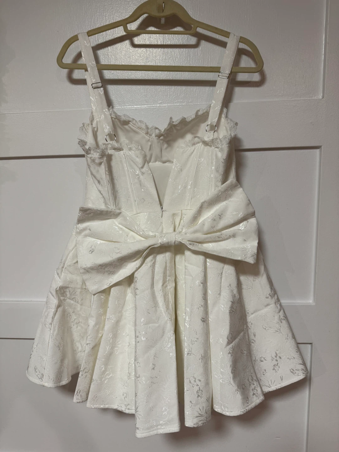 Fashion Nova White Corset Mini Dress - Size M - photo 4