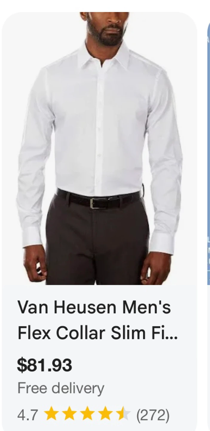 Van Heusen Slim Fit Dress Shirt - Medium - photo 4