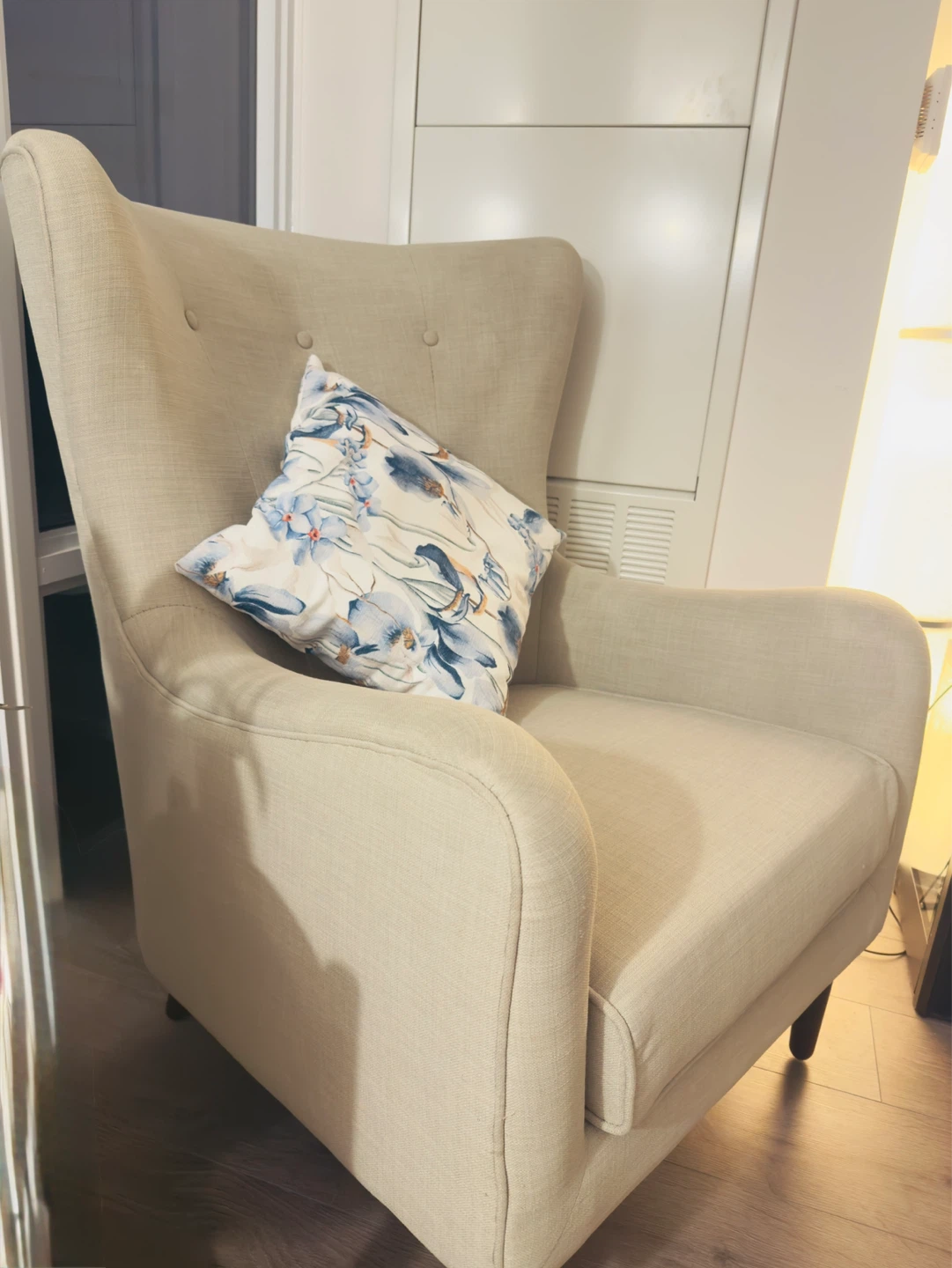 Grey Upholstered Accent Chair - photo 4