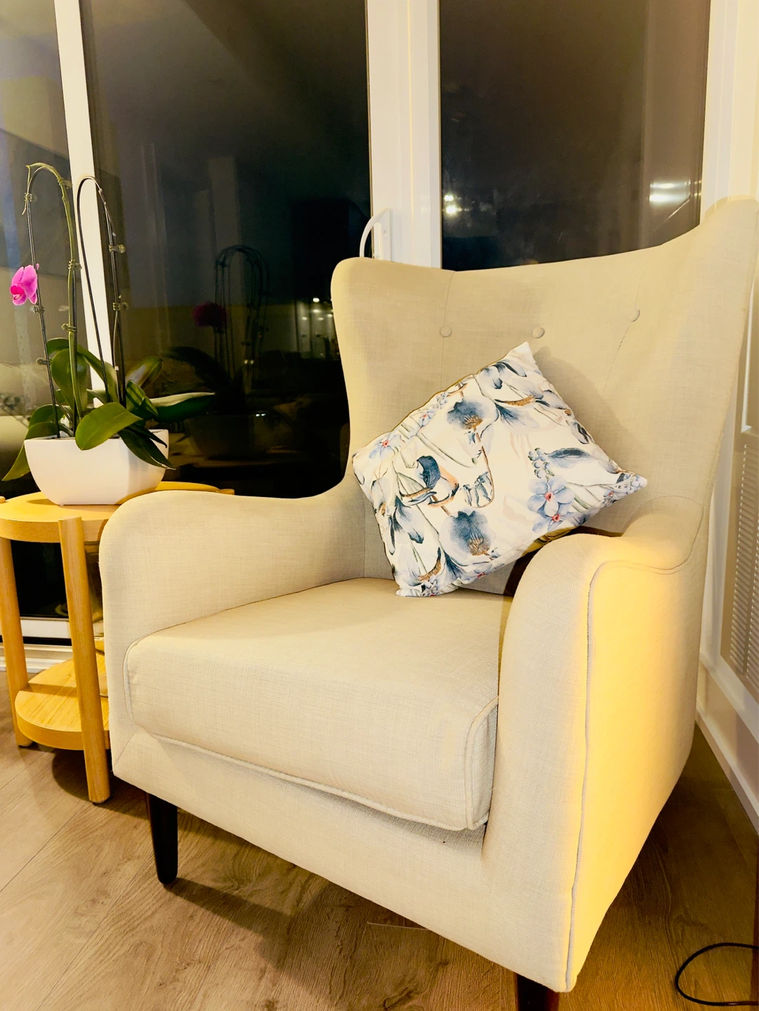 Grey Upholstered Accent Chair - photo 5