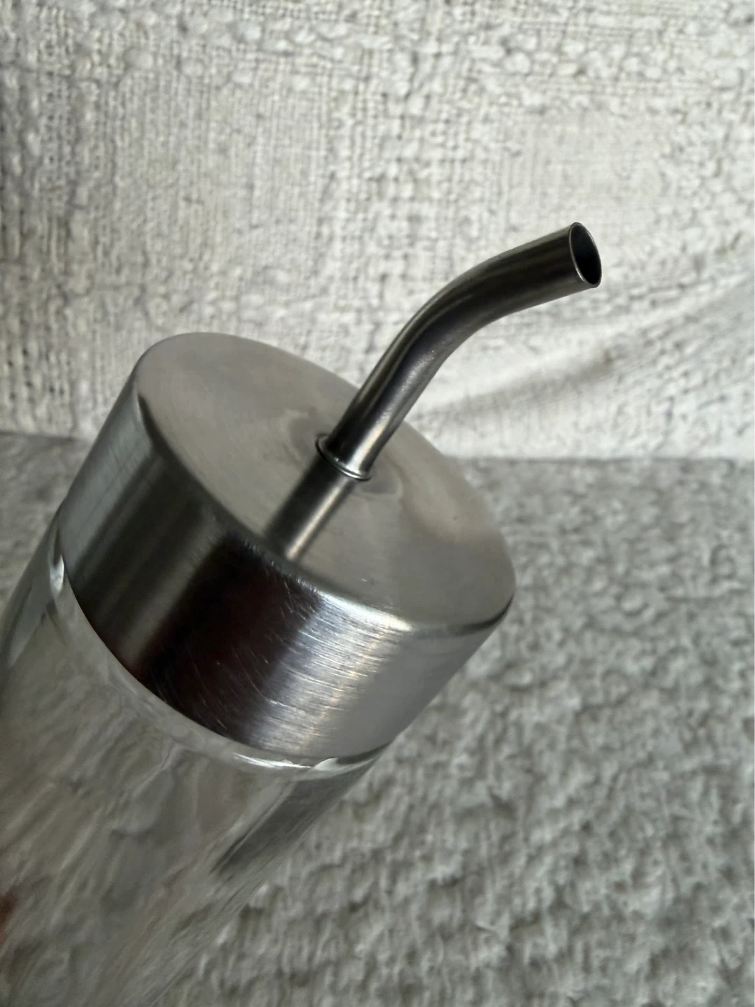Glass Cruet oils and vinegars Set with Stainless Steel Spouts - photo 3