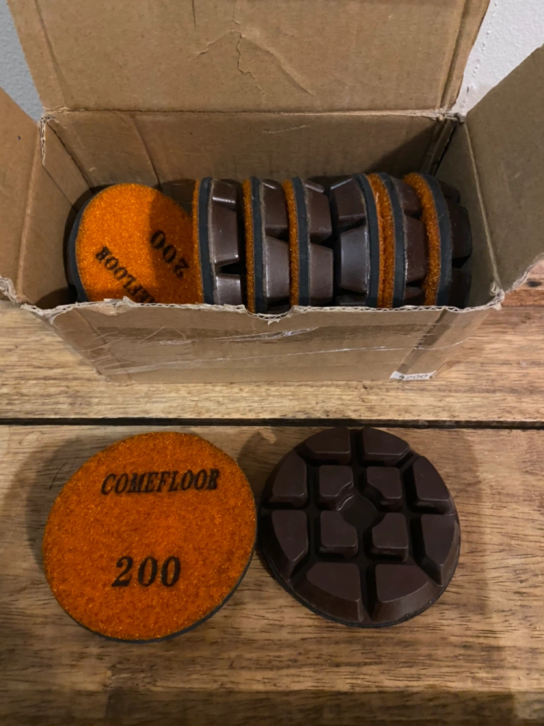 New Concrete Floor Polishing Pucks Diamond Resin #200 - photo 5