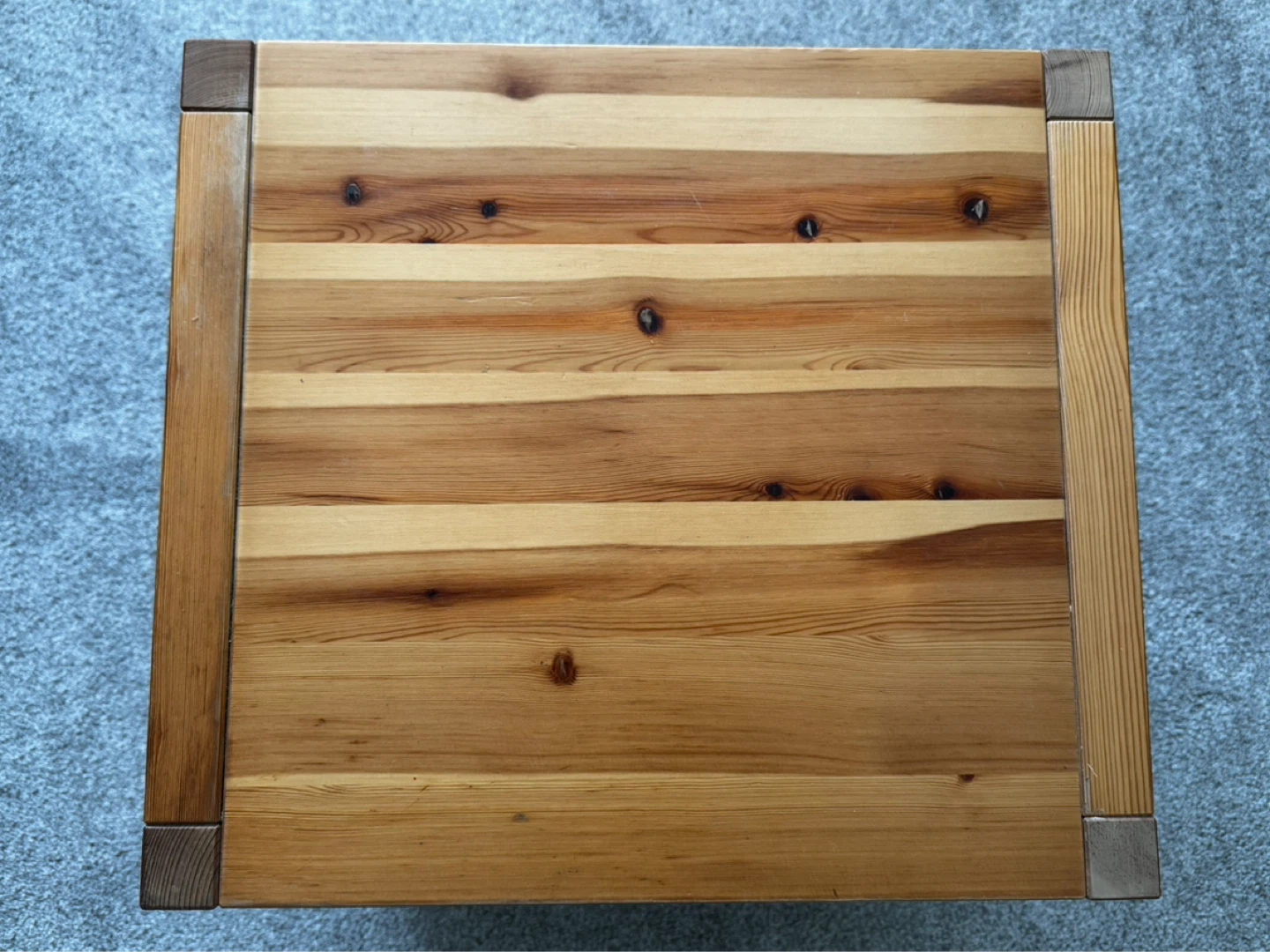 Wooden Nightstand with Drawer - photo 3