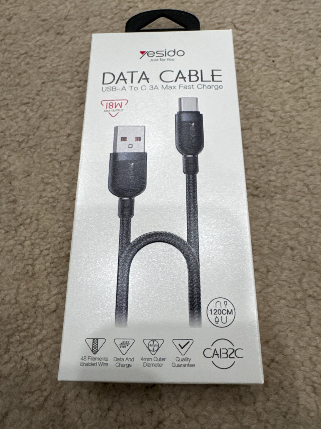 Yesido USB to C Data Cable 6ft