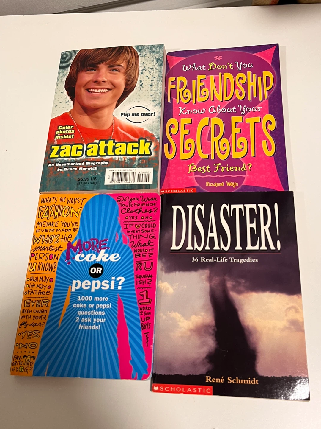 Lot of 4 Scholastic Books