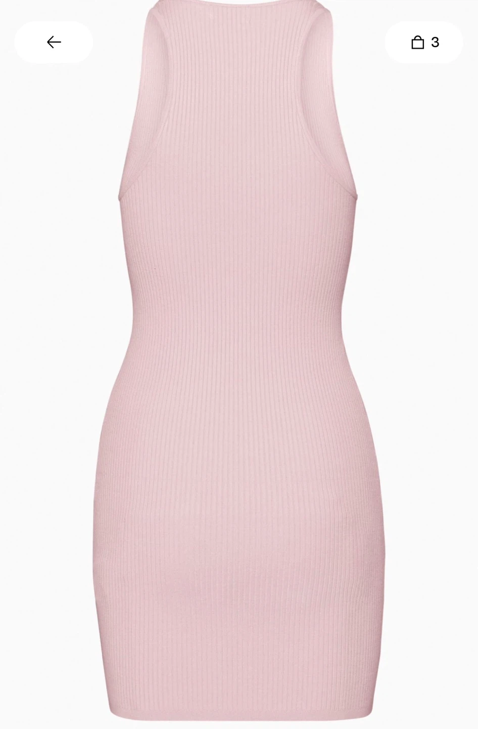 WILFRED affinity rib dress small cloudy lilac retails for 148$ - photo 2