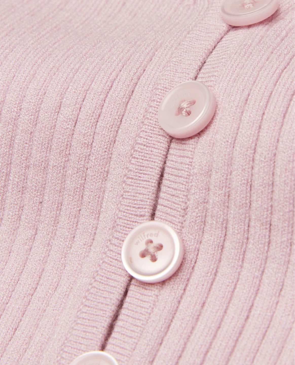 WILFRED affinity rib dress small cloudy lilac retails for 148$ - photo 3