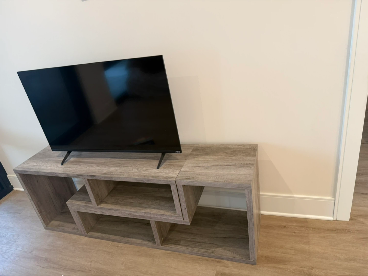 Modern Wood Grain TV Stand - photo 3
