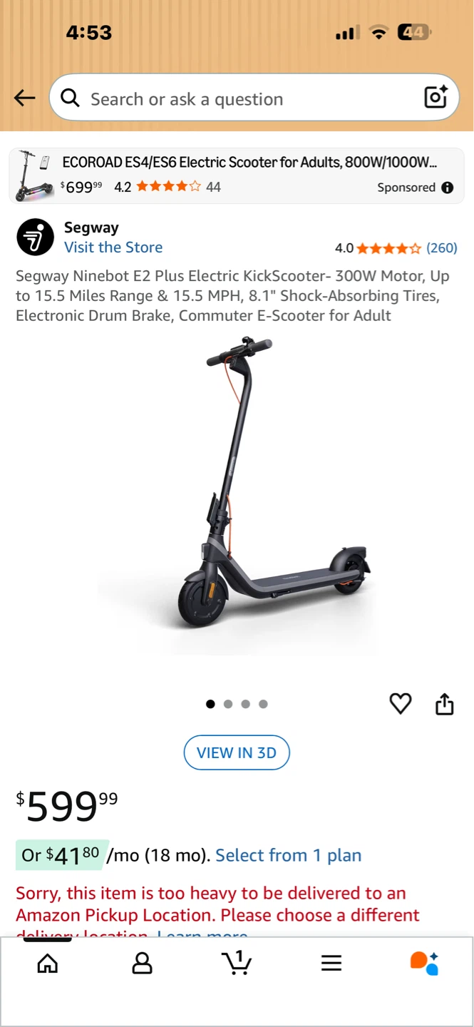 Segway Ninebot E2 Electric Scooter - photo 3