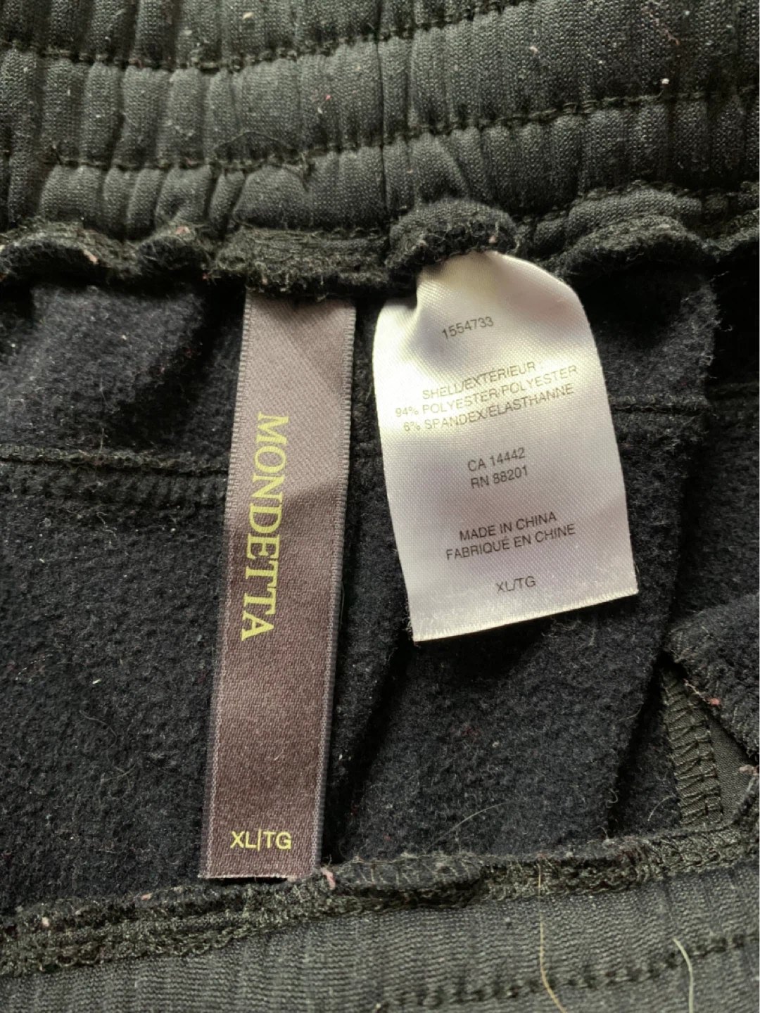 Ladies Black Joggers - Size XL - photo 3