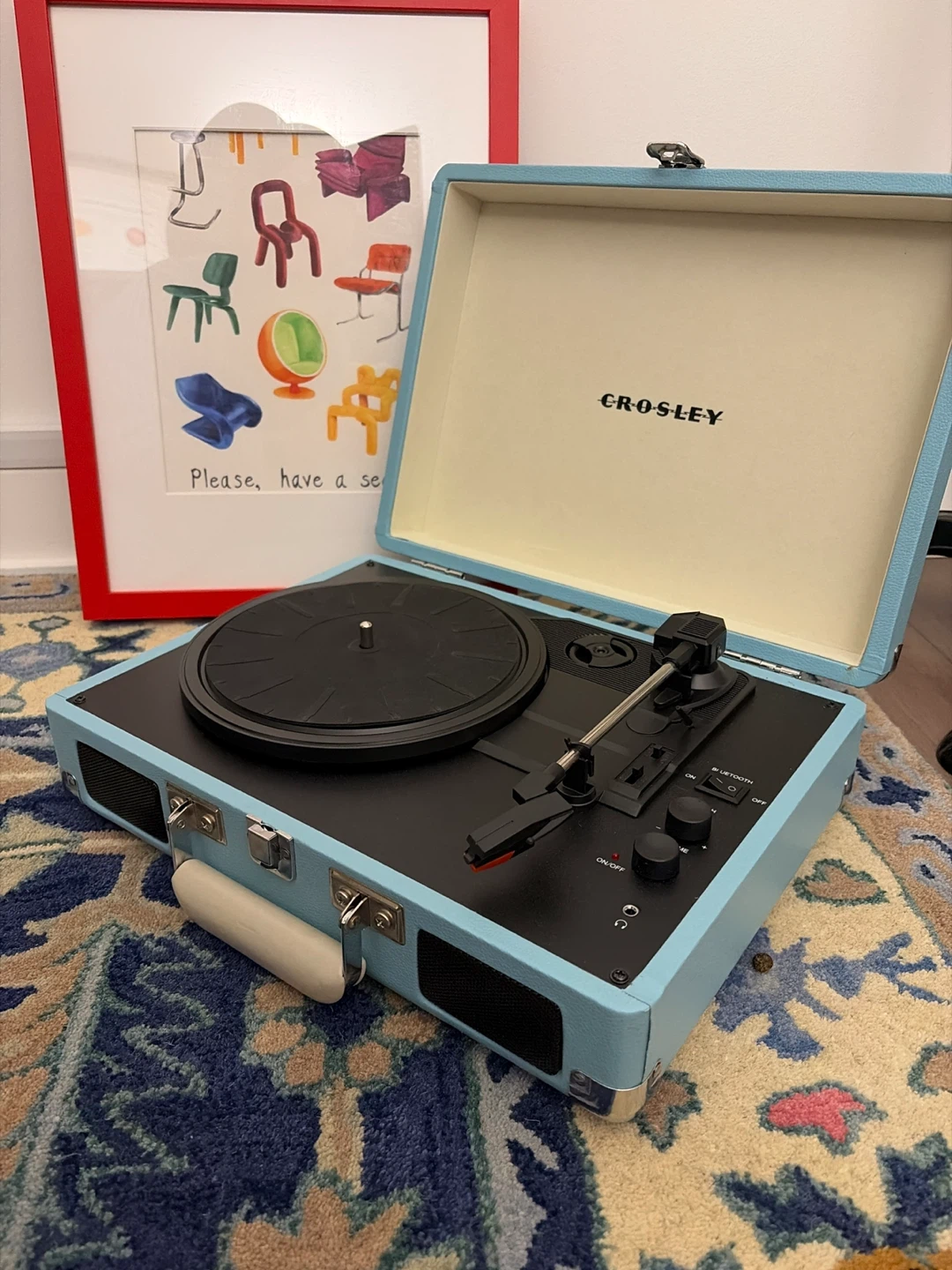 Crosley Record Player - Light Blue - photo 4