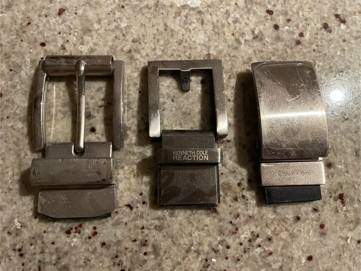 3 Belt Buckles