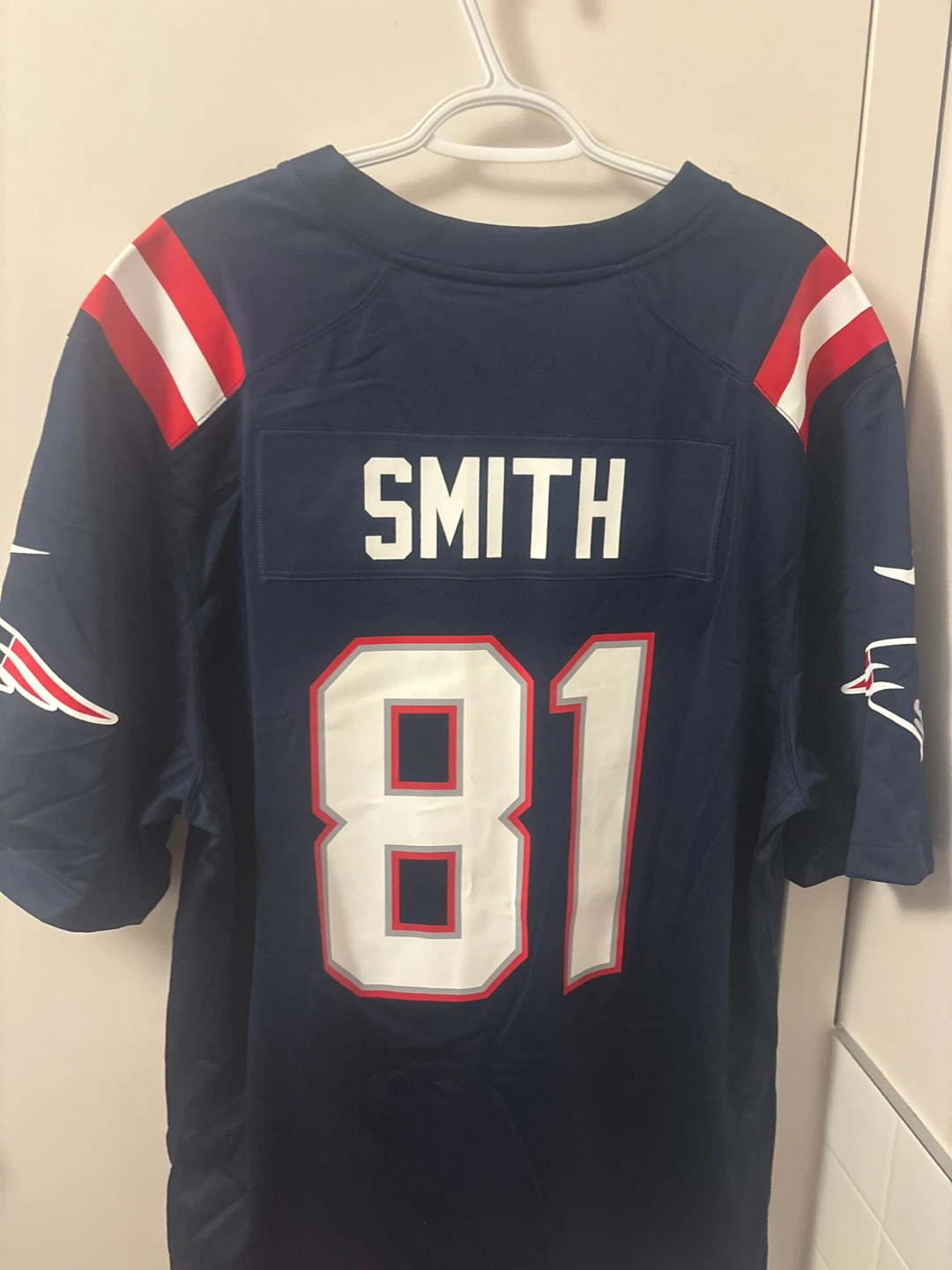 New England Patriots #81 Smith NFL Jersey - Size XL