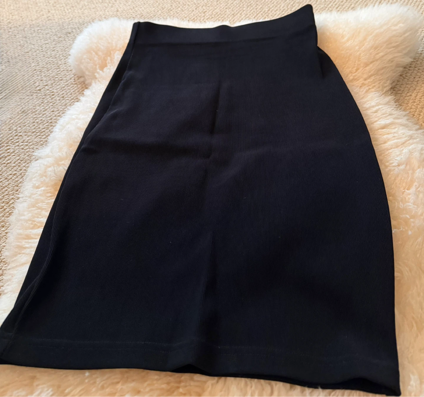 Dark Navy blue mini pencil  Skirt - photo 2