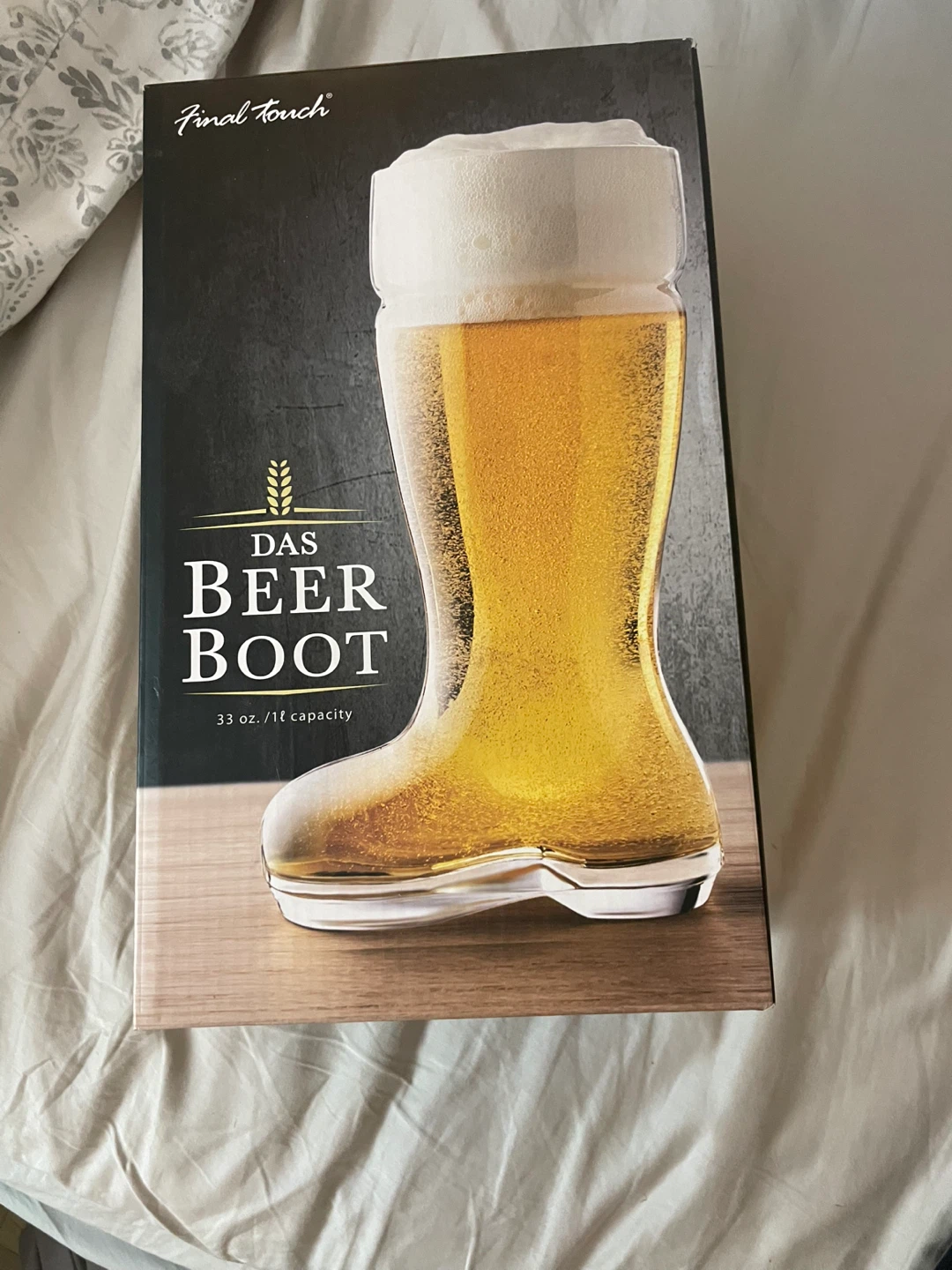 Das Beer Boot 1 Liter Glass