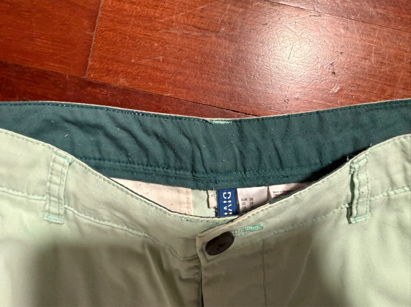 Light Green Chino Shorts - photo 5