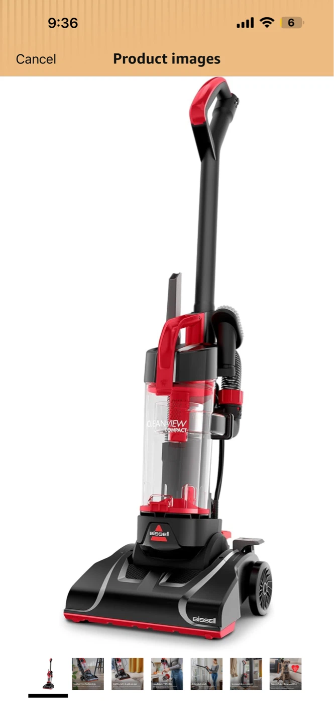 Bissell CleanView Compact Upright Vacuum - photo 2