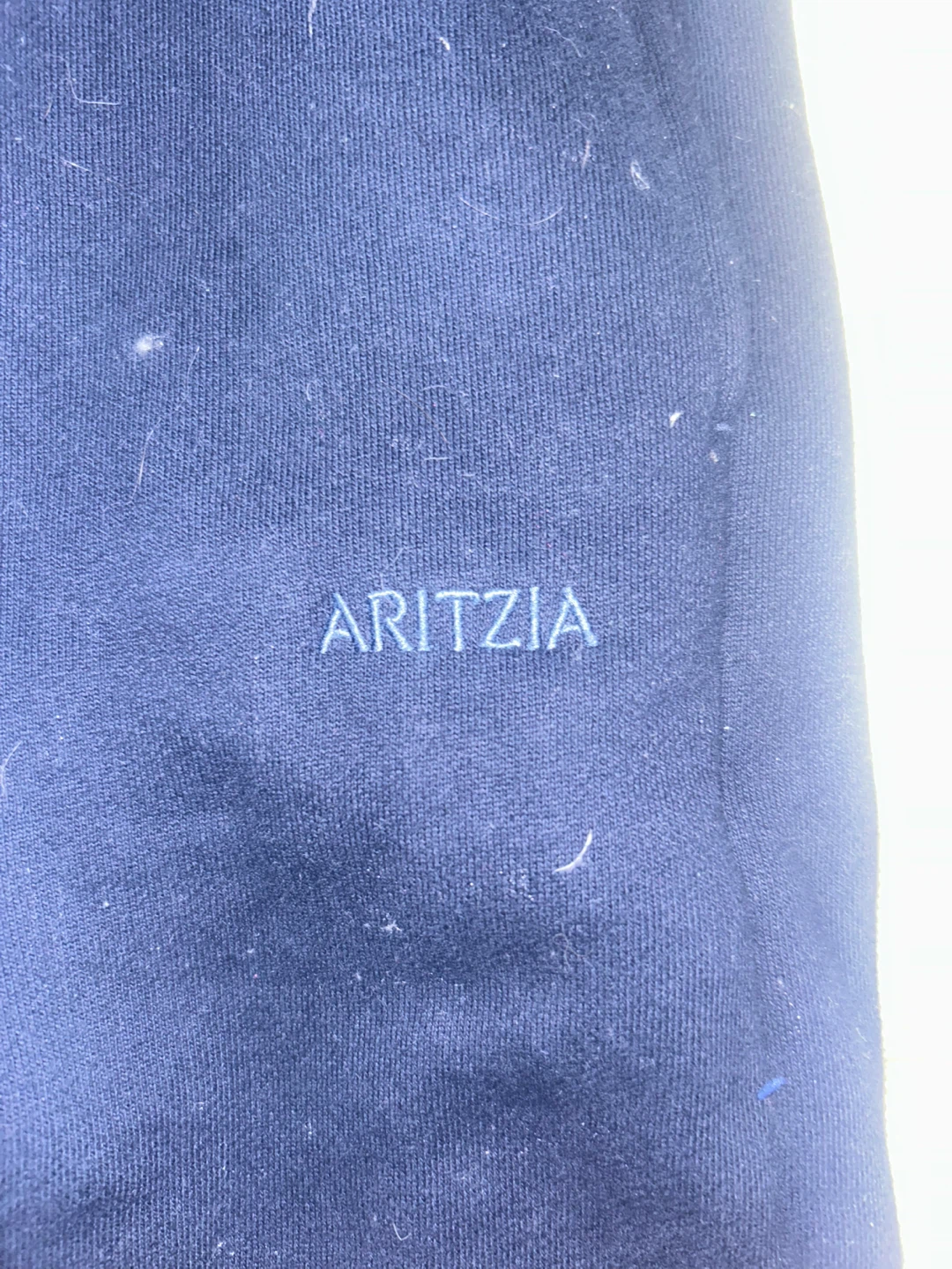 Aritzia Navy Wide Leg Sweatpants - photo 3
