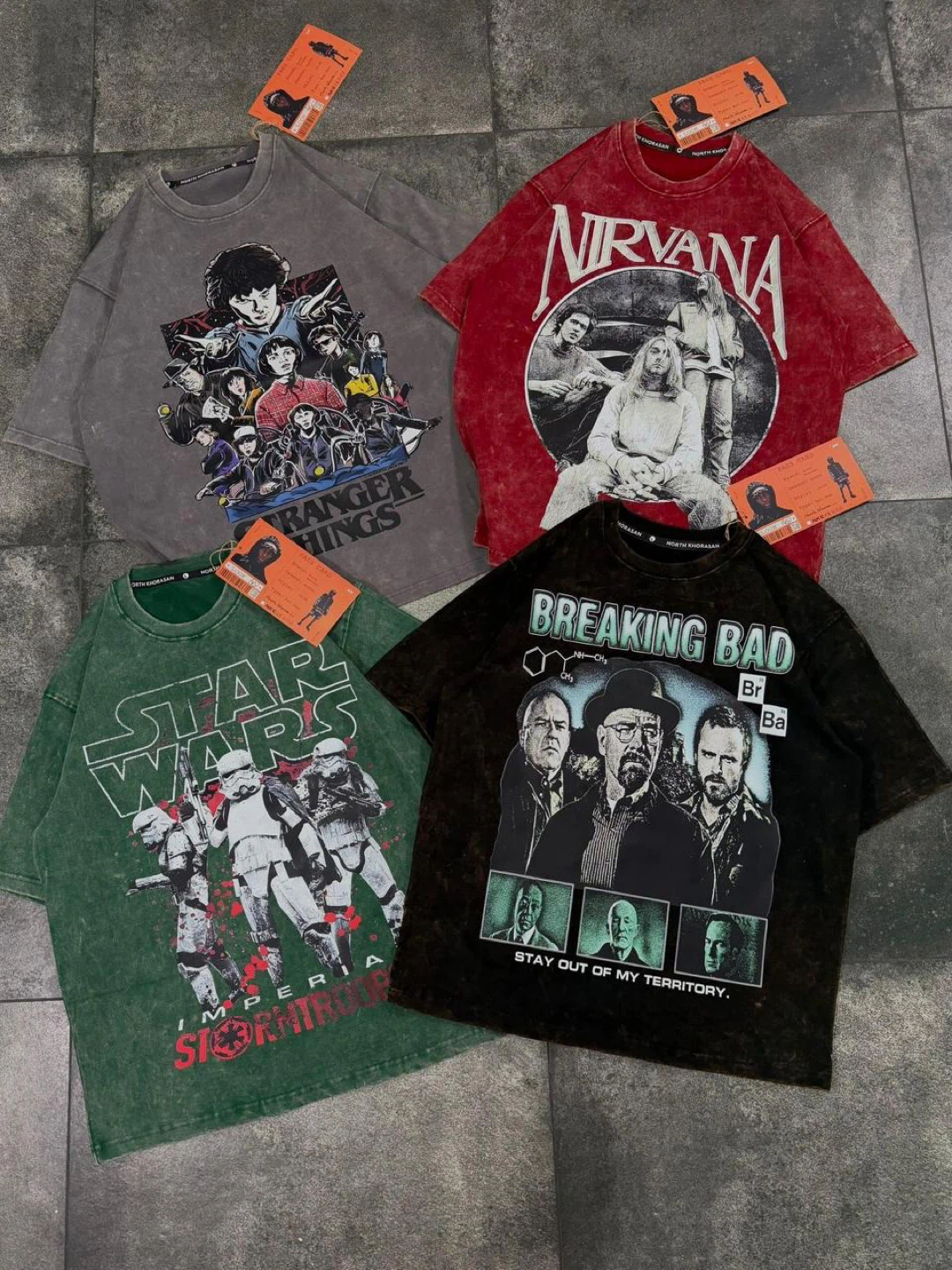 Stranger Things, Nirvana, Star Wars & Breaking Bad T-Shirts