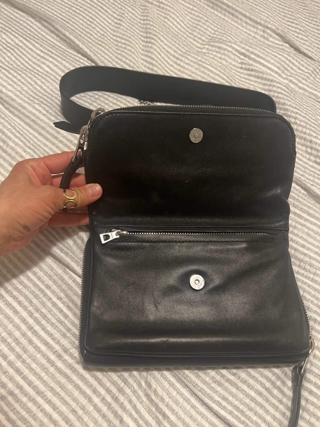 RUDSAK Black Leather Crossbody Bag - photo 2