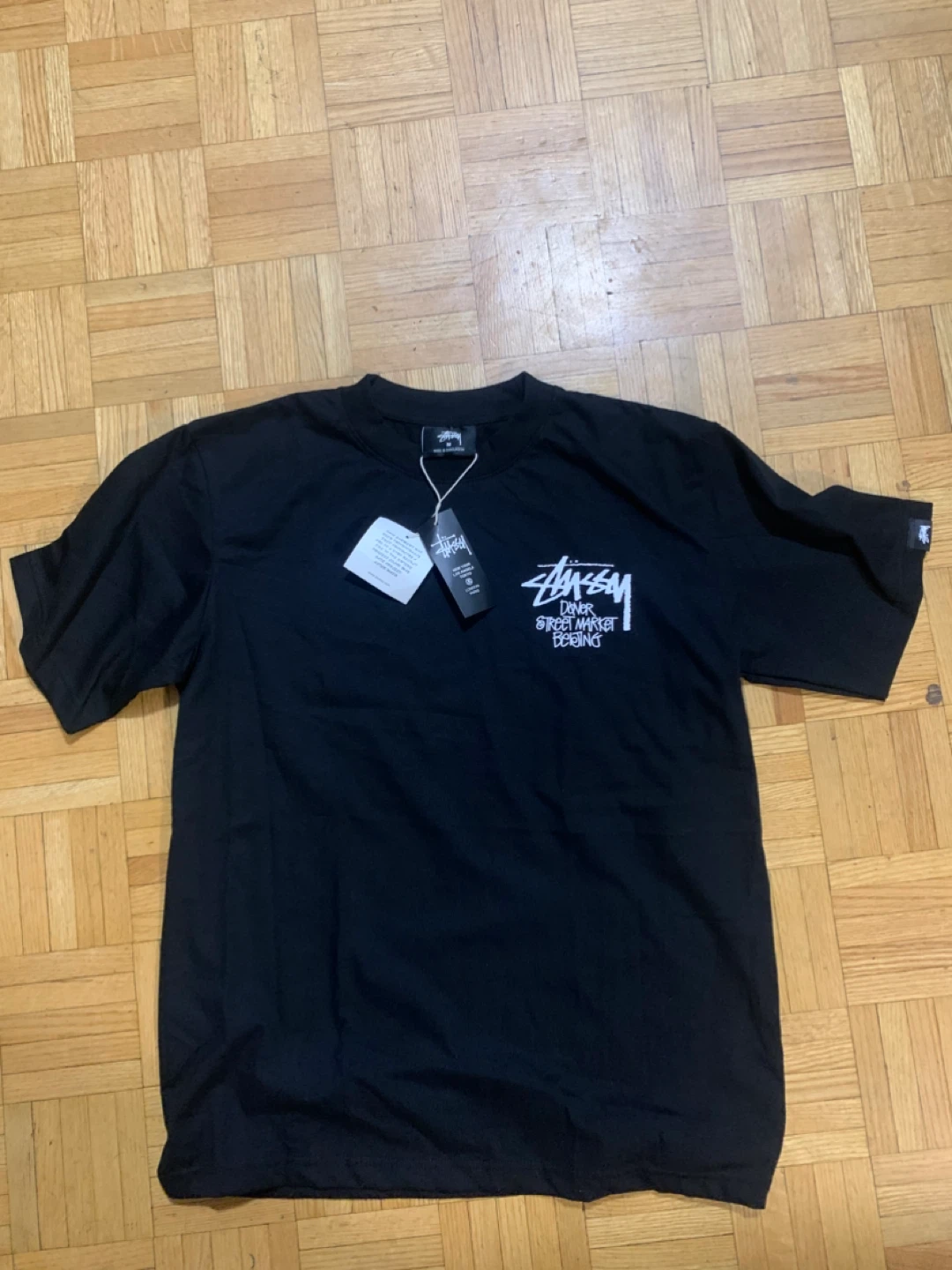 Stüssy Dover Street Market Beijing T-Shirt Black - photo 2