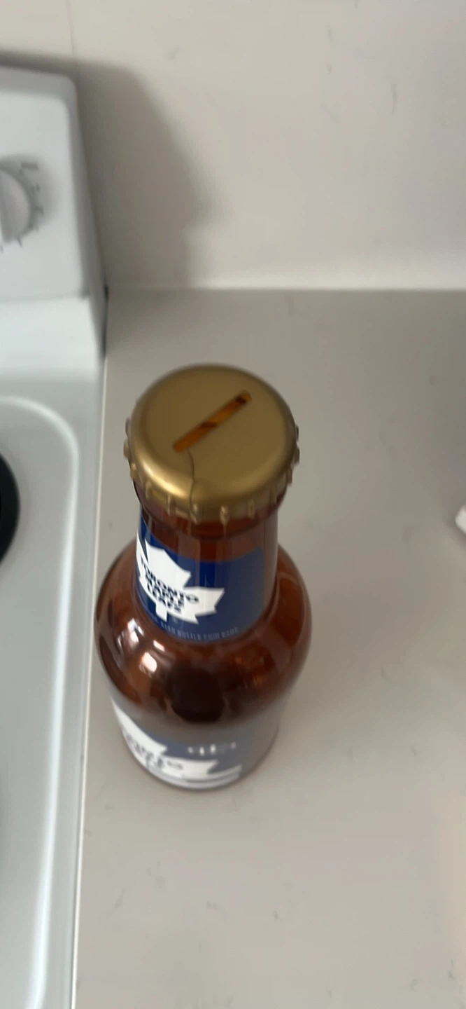 Toronto Maple Leafs Beer Bottle Shaped Piggy Bank - photo 2