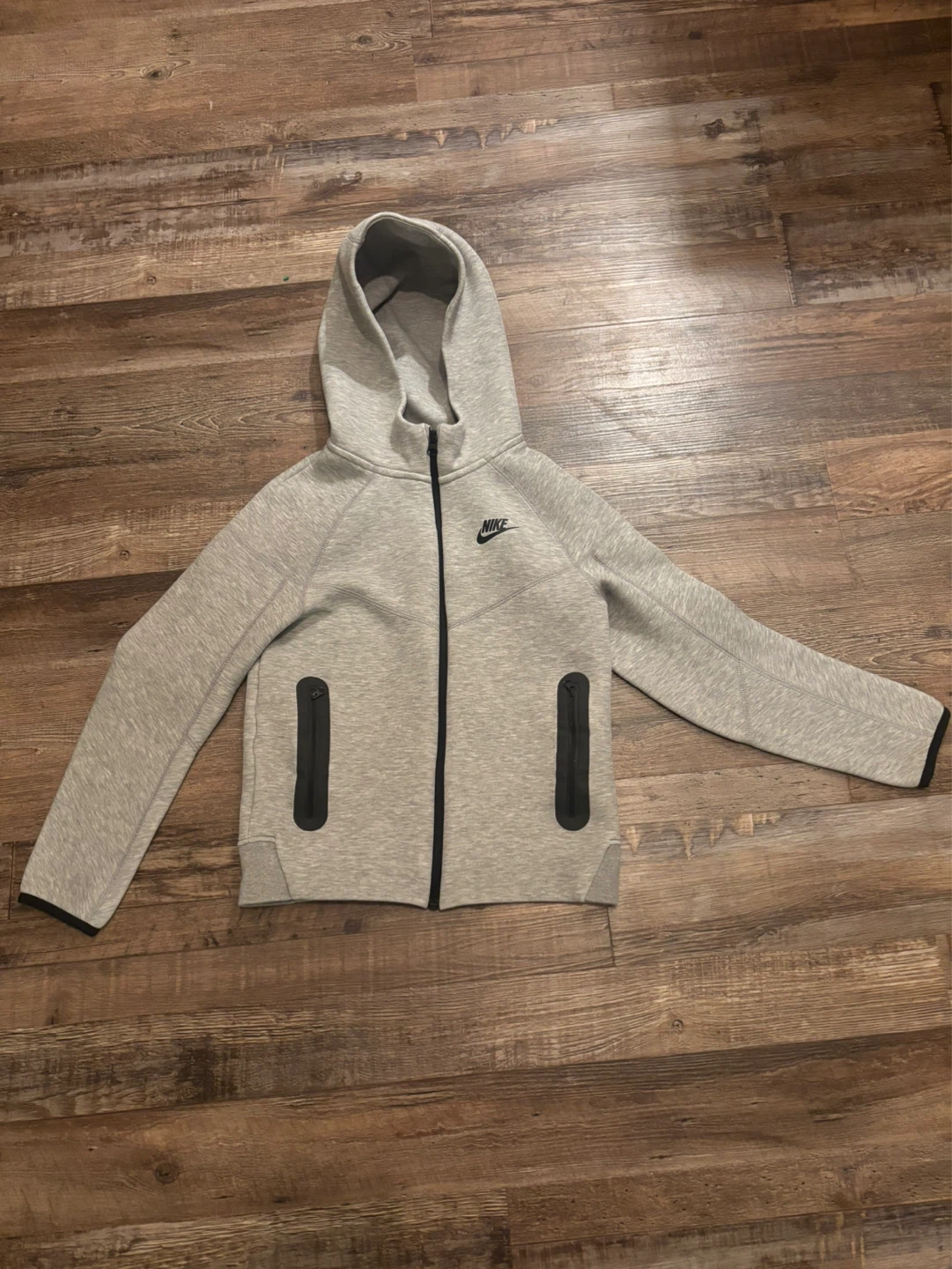 Nike Tech Fleece Hoodie Grey Size Medium - photo 2