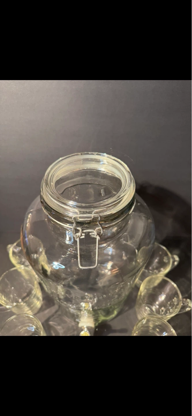 Glass Beverage Dispenser with 6 Cups - photo 3