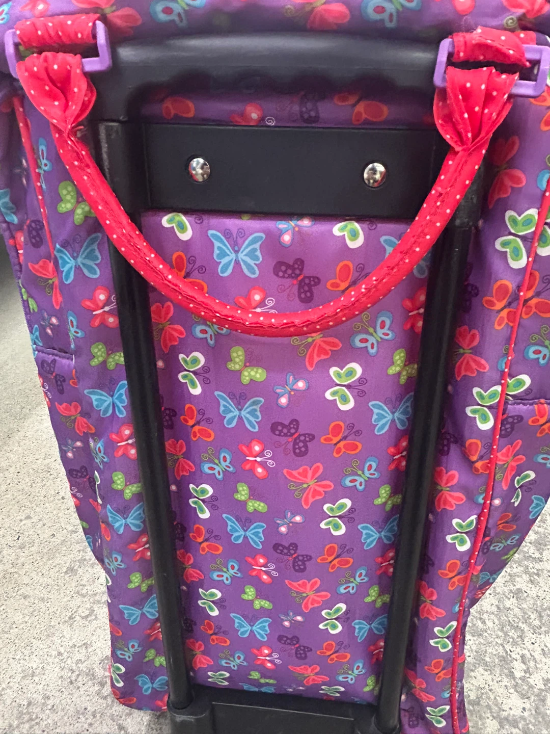 My Life Purple Butterfly Rolling Doll Luggage - photo 2