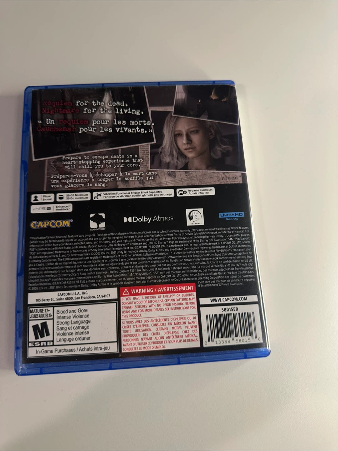 Resident Evil Requiem PS5 Video Game - photo 2