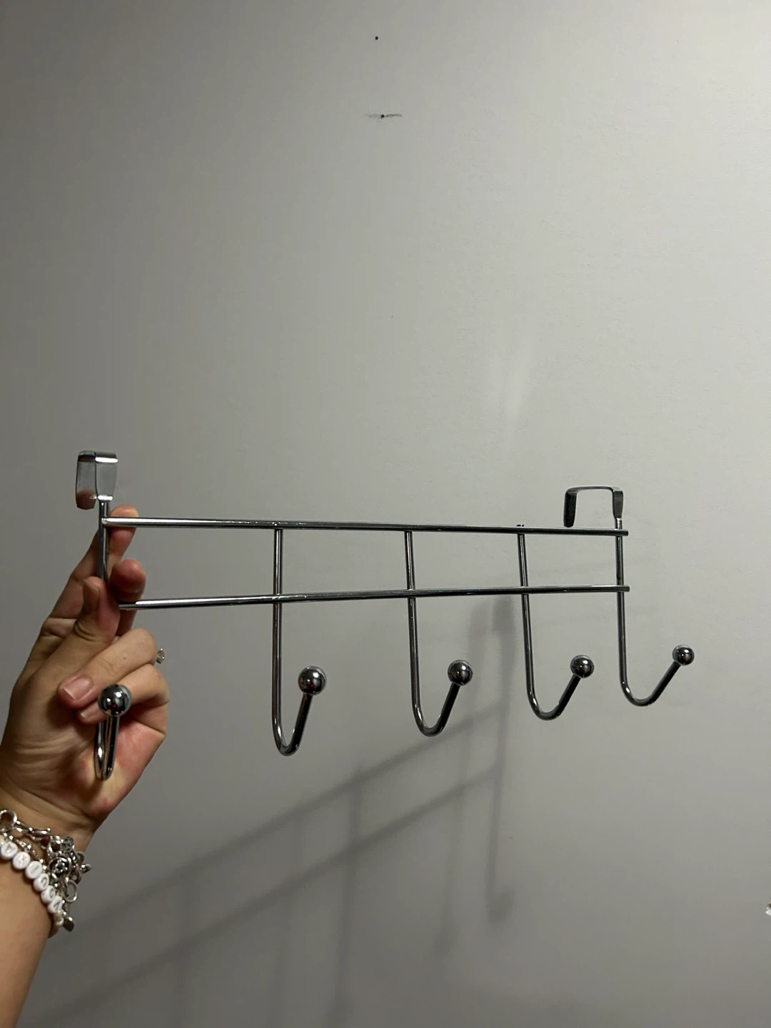Over-the-door hook rack