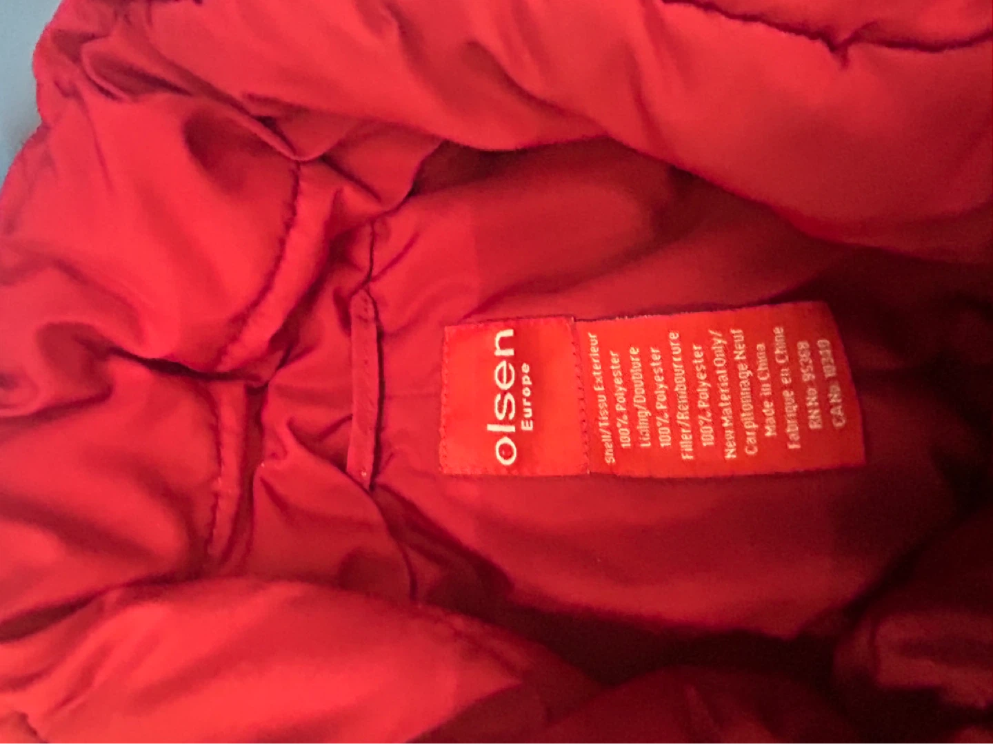 Olsen Europe Red Puffer Jacket - photo 3