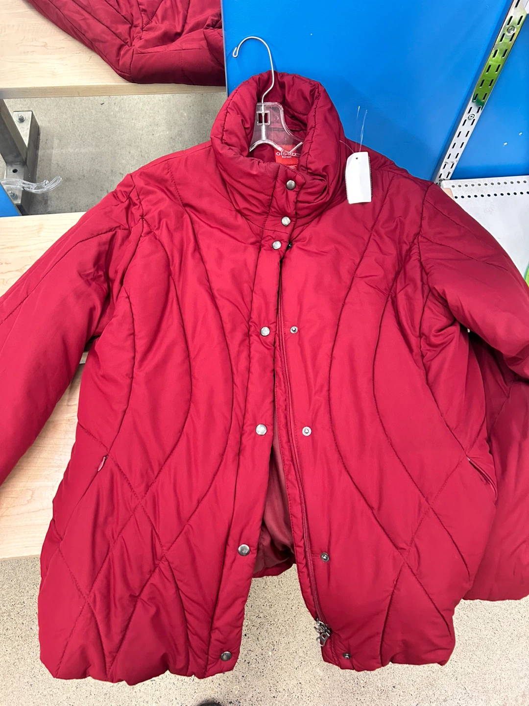 Olsen Europe Red Puffer Jacket
