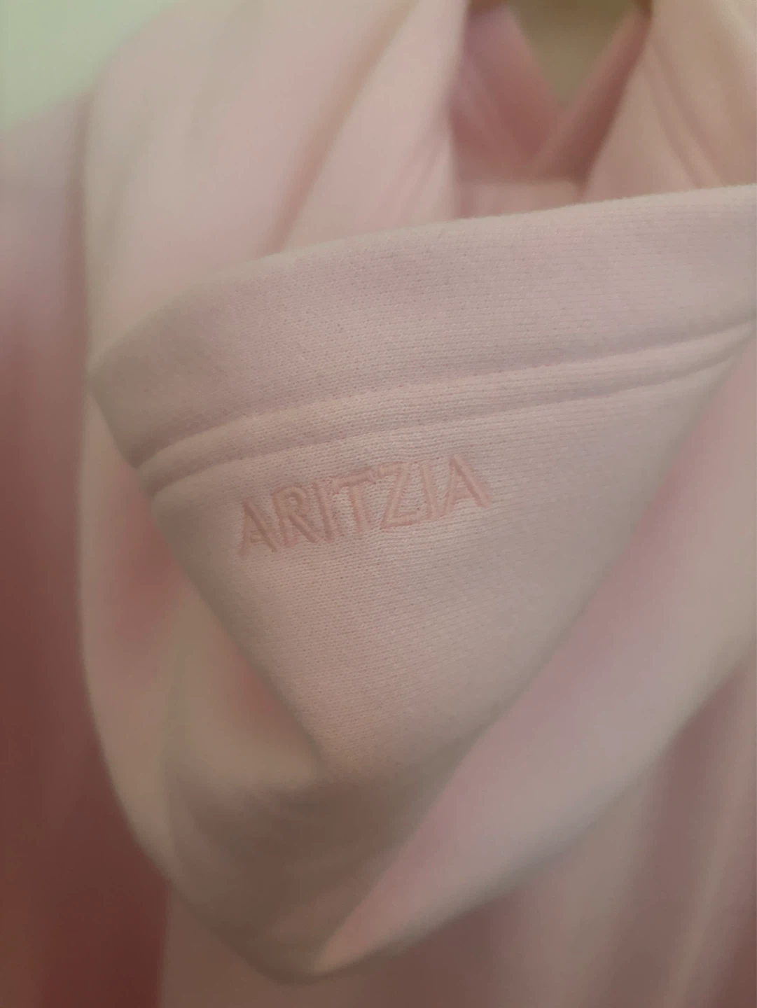 Aritzia Pink Sweatfleece Hoodie - Size 2XL - photo 3