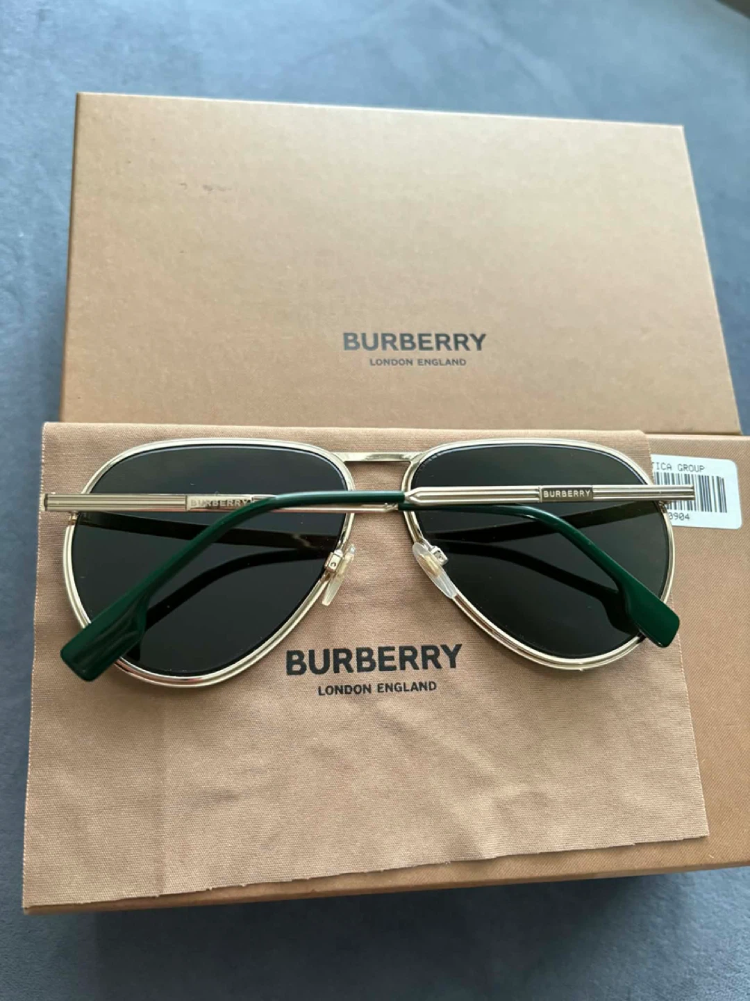 BURBERRY Scott BE 3135 Aviator Sunglasses - photo 3