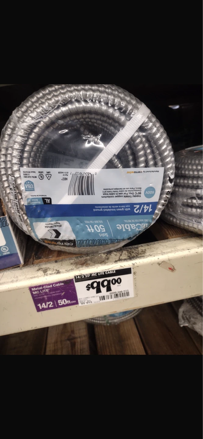 Cerrowire 14/2 MC Lite Cable 50 ft - photo 2