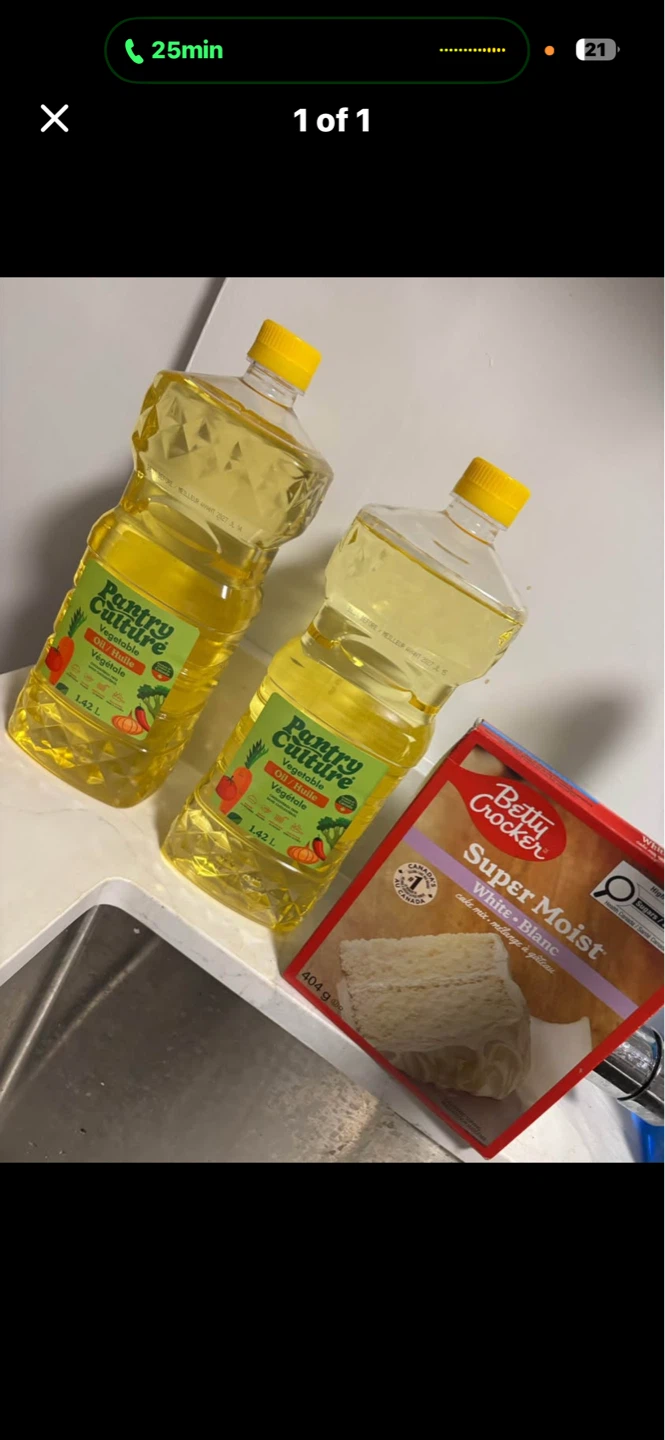 Pantry Culture Vegetable Oil & Betty Crocker Cake Mix