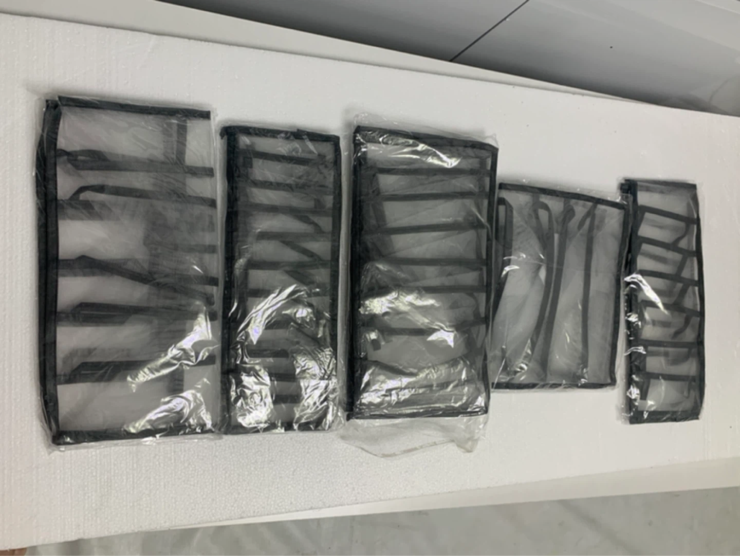 Set of 5 Black Organizers