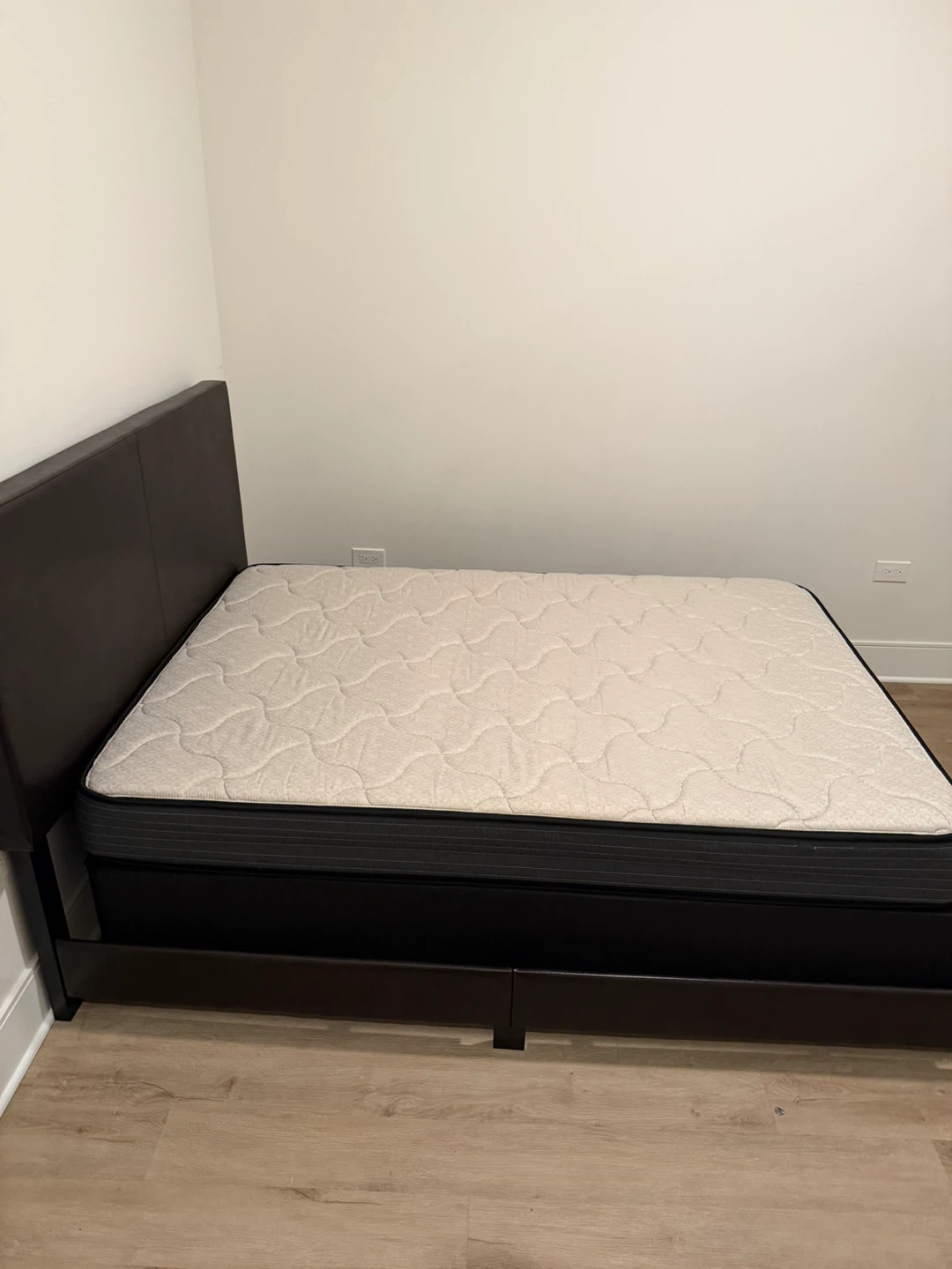Full Size Mattress, bed frame and box springs