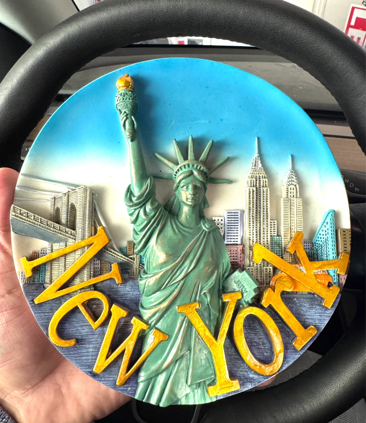 New York City Statue of Liberty Souvenir Plate
