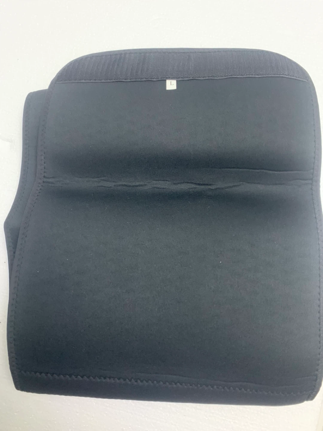 Black Neoprene Sweat Belt Waist Trainer - photo 3